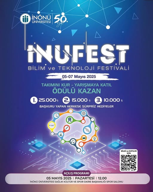 İnönü Üniversitesi'nde Bilim ve Teknoloji Festivali İNUFEST Başlıyor
