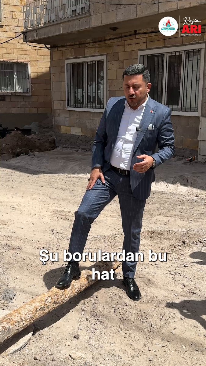 Nevşehir'de Osmanlı Caddesi'nde Kapsamlı Altyapı Çalışmaları Devam Ediyor