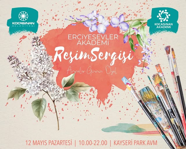 Kocasinan Belediyesi'nden Anneler Günü Etkinliği: Resim Sergisi