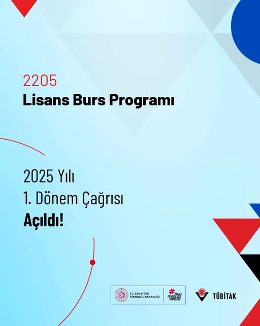 TÜBİTAK BİDEB 2205 Lisans Burs Programı Başvuru Süreci Başladı