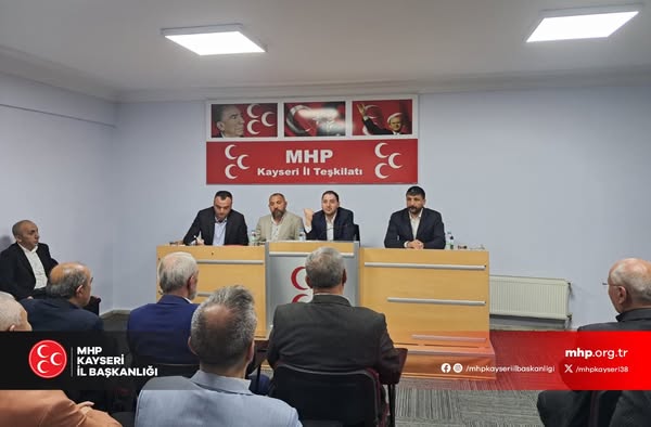 MHP Kayseri İl Başkanlığı, Aylık Yönetim Kurulu Toplantısı Düzenledi