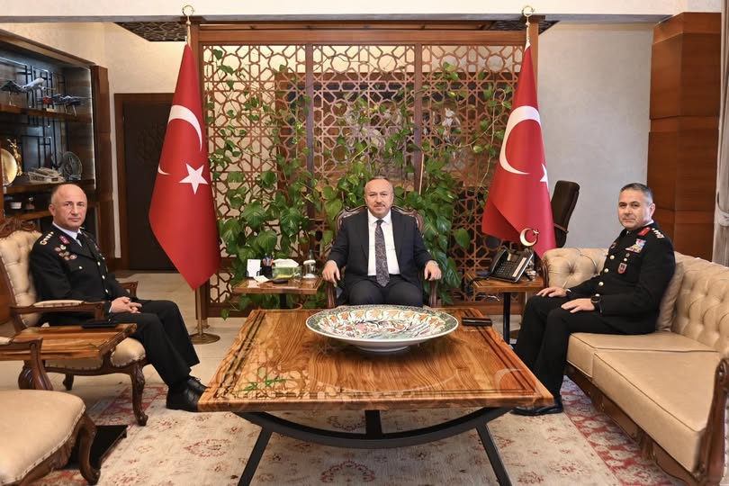 Jandarma Genel Komutanlığı Denetleme ve Değerlendirme Başkanı Bulut, Nevşehir Valisi Fidan'ı Ziyaret Etti