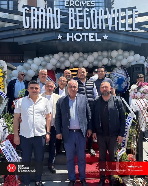 MHP Temsilcileri Develi'deki Yeni Otel Açılışına Katıldı