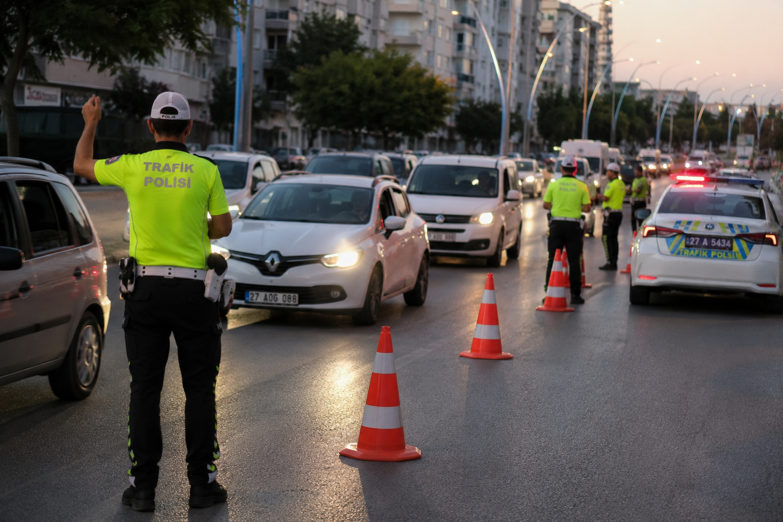 Gaziantep'te Trafik Denetimleri Sıkılaştı: Binlerce Sürücüye Ceza