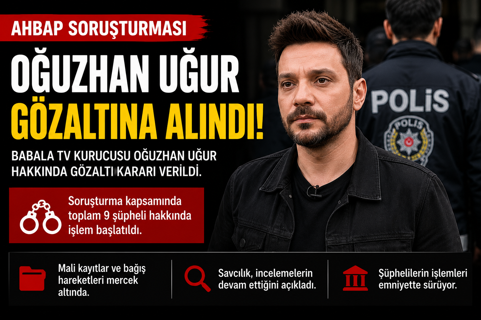 Oğuzhan Uğur Hakkında Gözaltı Kararı! AHBAP Soruşturmasında Yeni Gelişme