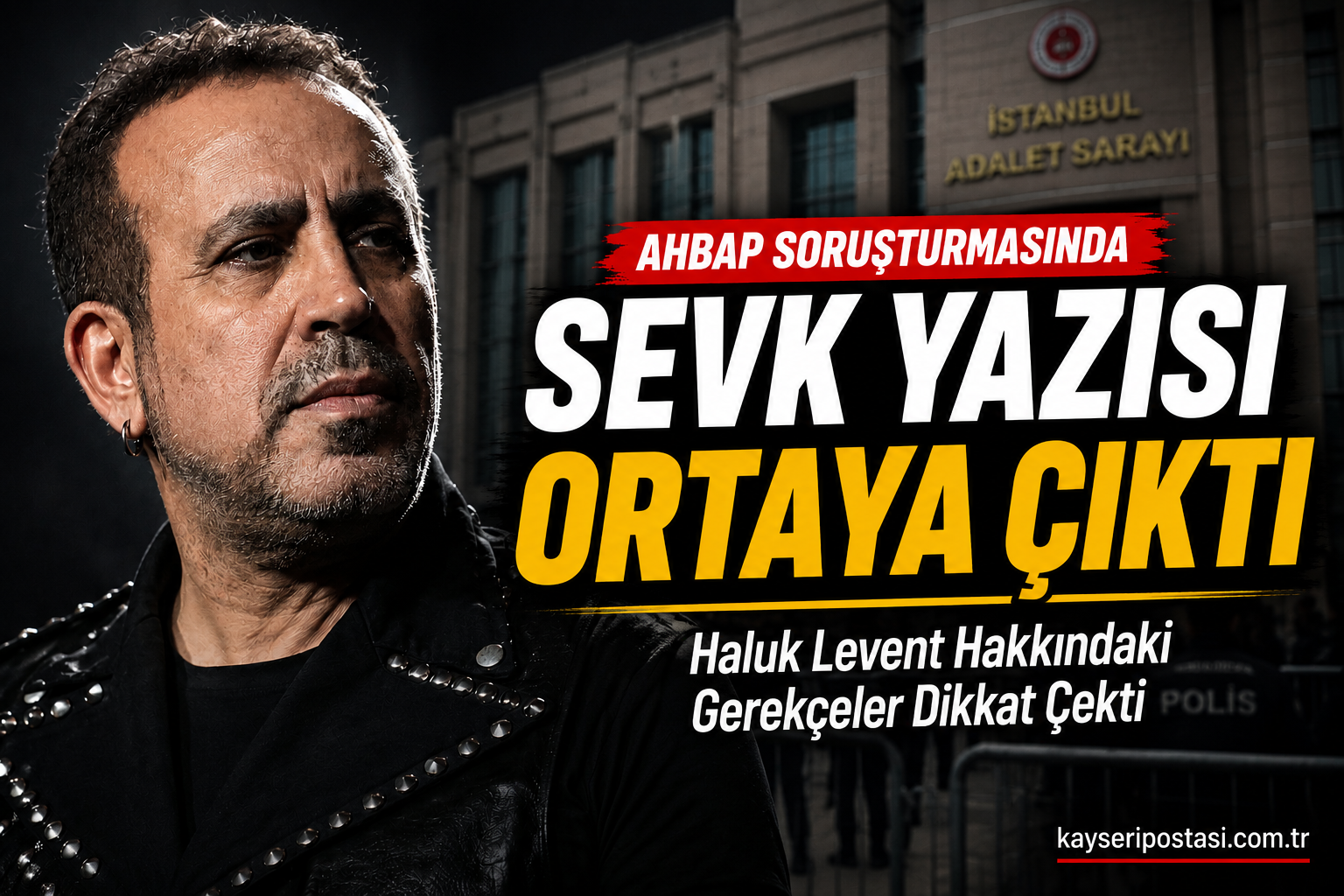 Ahbap Soruşturmasında Sevk Yazısı Ortaya Çıktı: Haluk Levent Hakkındaki Gerekçeler Dikkat Çekti
